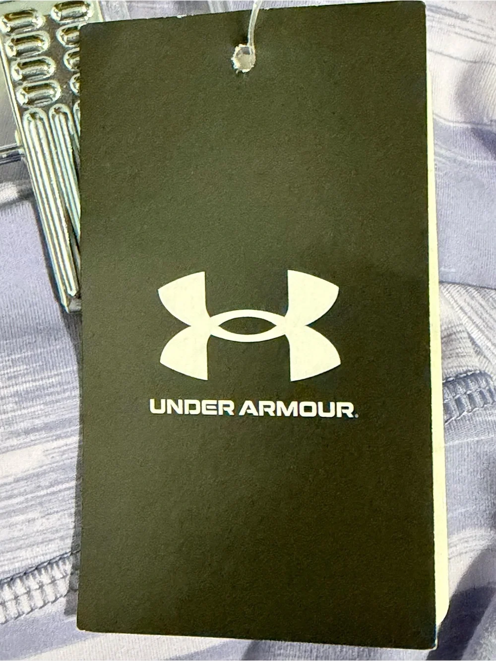 Under Armour Girls Motion Printed Ankle Crop Leggings Purple NWT YXL